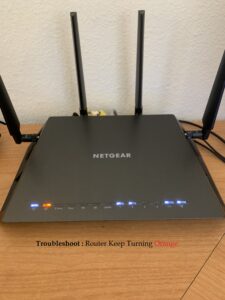 Netgear Router turning orange