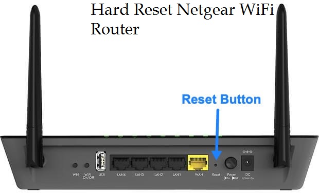 Hard Reset Netgear Wifi Router